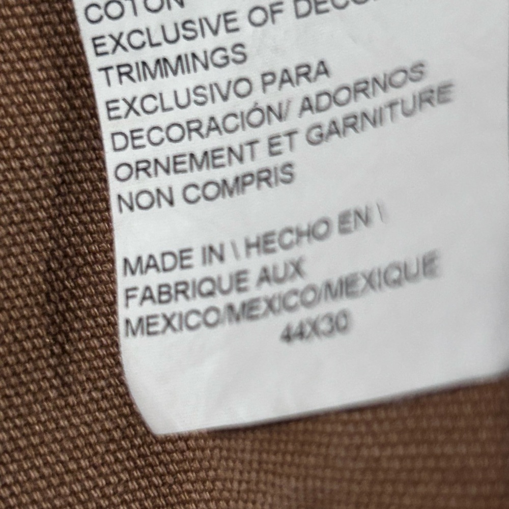 Casual Tan Cotton Pants